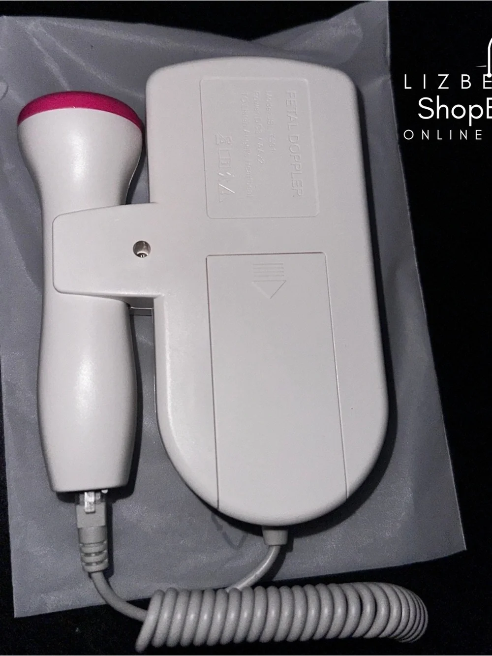 Handheld Baby Heartbeat Monitor - White & Pink